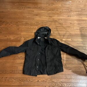 LEVI HOODED DENIM JACKET
